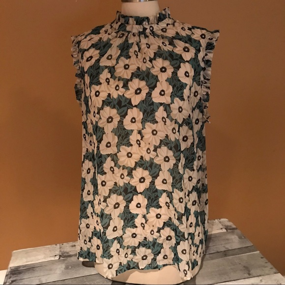 Who What Wear Tops - SALE Who What Wear Ruffle Floral Tank - 1135